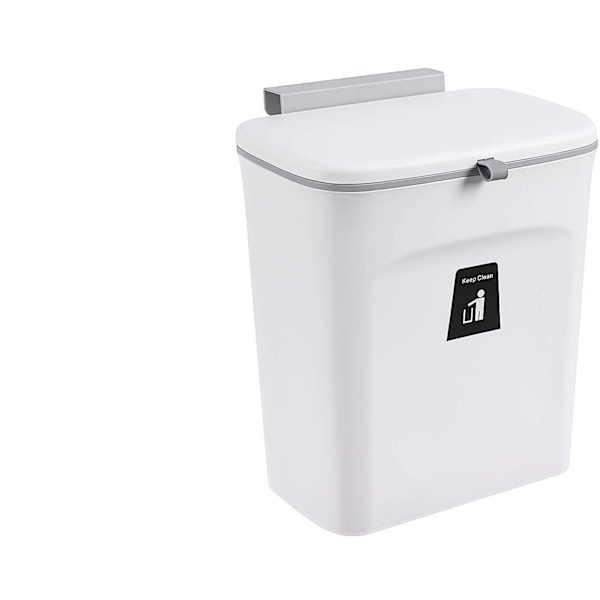 Hängande skjutlock soptunna, skåp soptunna, multi-purpose kök soptunna