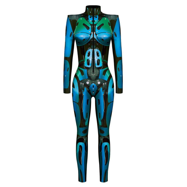 Halloween Armor Cosplay Cosplay Kostym Höst Cosplay Jumpsuit för kvinnor Style03 XL