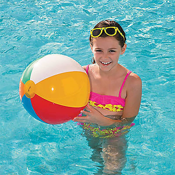 Badboll 3-pack, uppblåsbar badboll för barn, biljardspel, utomhusaktiviteter sommar
