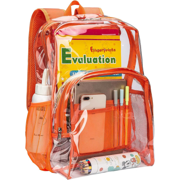 Vorspack Clear Backpack Heavy Duty PVC Transparent Ryggsäck