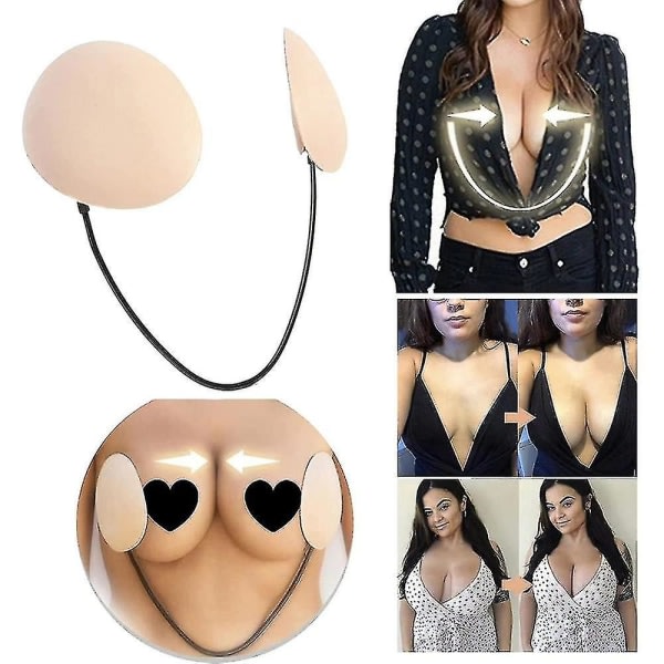 Deep Push-up Frontless BH Kit för kvinnor