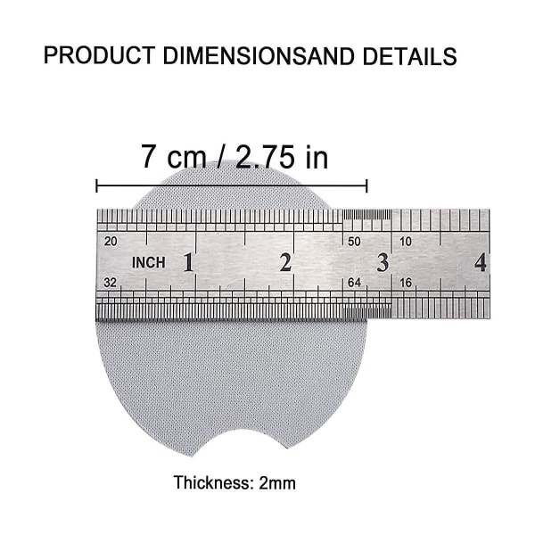 120 st Sublimation Pad Blanks Runda öppningsblanks 2,75 Bil Sublimation Pads