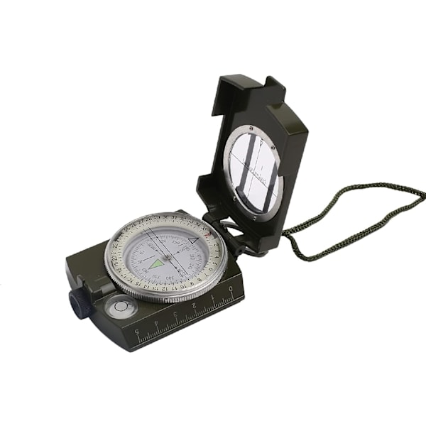 Camping Survival Glow in The Dark Militär kompass för vandring, camping, backpacking, utomhusaktiviteter