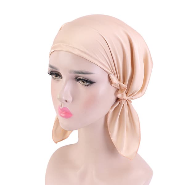 9 stycken simuleringssilkesatin cap cap, silke hårvårdspaket