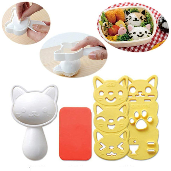 Form Katt Söt Form Sushi Kök Form SET Köksverktyg
