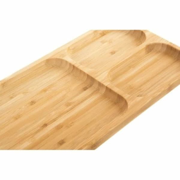 Bricka DKD Home Decor Bamboo (39 x 16 x 2 cm)