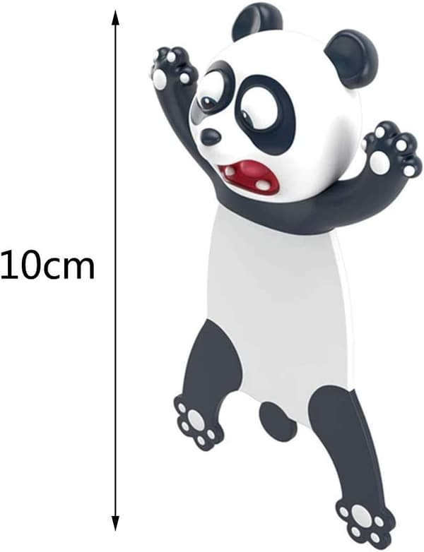 3D Stereo tecknad söta djur bokmärken för studenter Barn Stor present (Panda)
