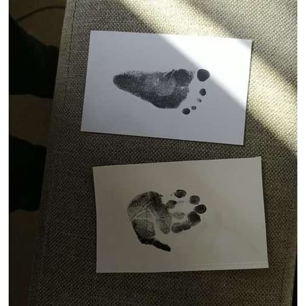 Hand och fotavtryck / Pawprint Kit Vit
