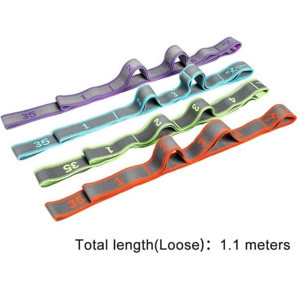 Resistance Band Yoga Stretch Strap Elastiskt bälte BLÅ 1 ST