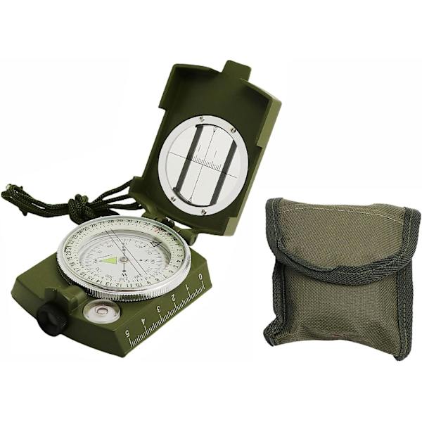 Camping Survival Glow in The Dark Militär kompass för vandring, camping, backpacking, utomhusaktiviteter