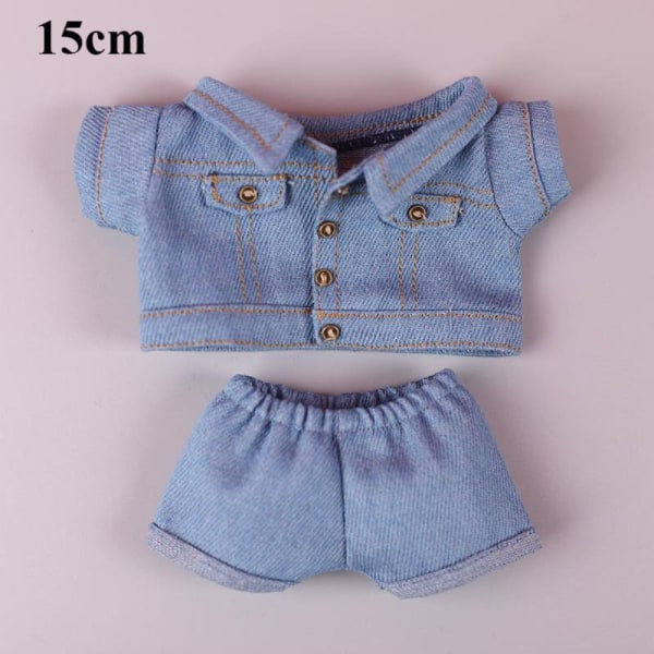 Docka jeansjacka kostym docka kläder 1 1