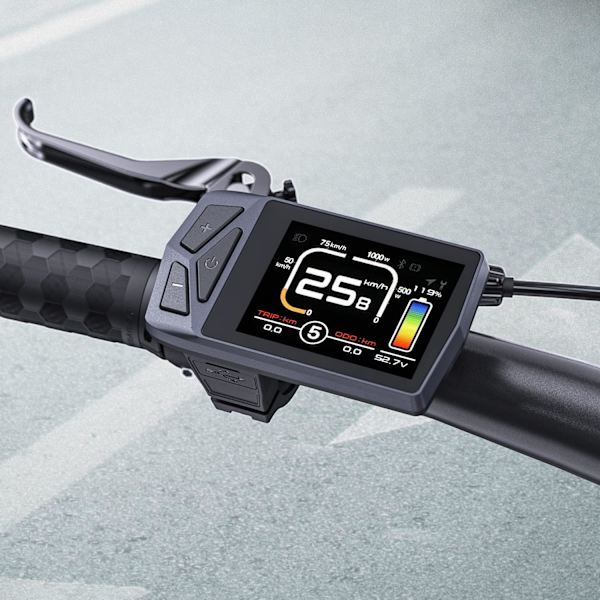 Display för Ebike: for 8Fun BBS02 BBSHD BBS01 Electric Mid Drive Kit, kompatibel med motor med UART