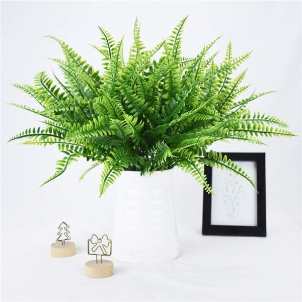 Konstgjorda Boston Fern Plants Buskar 4Pack Faux Plants Buskar