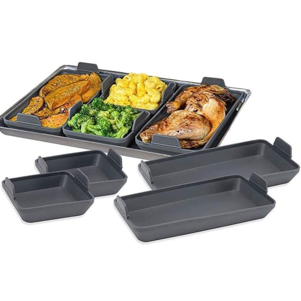 4 molds Ungform silikon Non-stick set