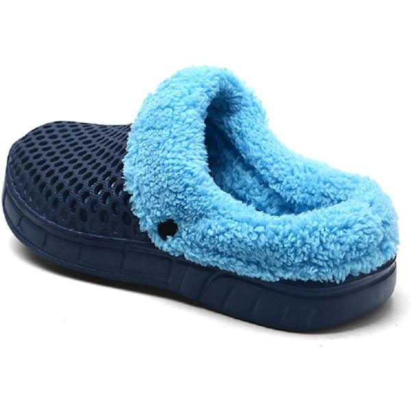 Mules Slip On Trädgårdsskor Varm vintertoffel,blå,270 blue 270