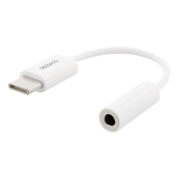 DELTACO USB-C till 3,5 mm adapter