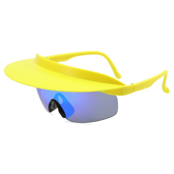 Anti Uv solglasögon med hattbrätte Antireflexsolglasögon för campingcykling