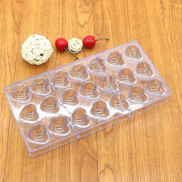 Shape DIY Mini hjärtformad klar handgjord