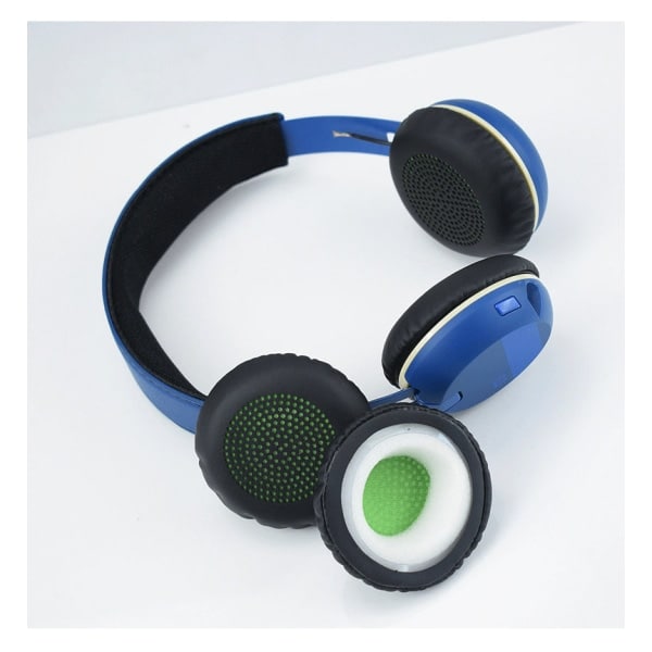 1 par Ersättnings öronkudde för Skull Skullcandy Grind trådlöst cover Green net