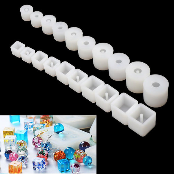 20 st/ set Molds med hål Molds för Cabochon