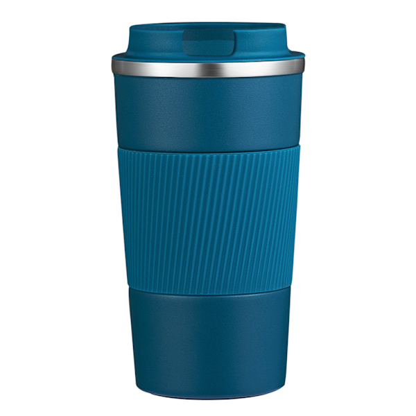 510ml blå mugg, kafferesemugg i rostfritt stål, varmt och kallt kaffe, mjölk och te.
