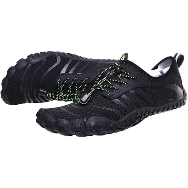 Barfotasporter Vattensportskor strandskor (svarta 42EU black 42EU