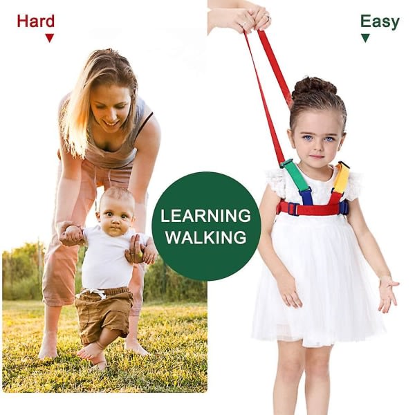 2In1 Baby Safety Walking Sele Barnkoppel Walking Hand Bälte