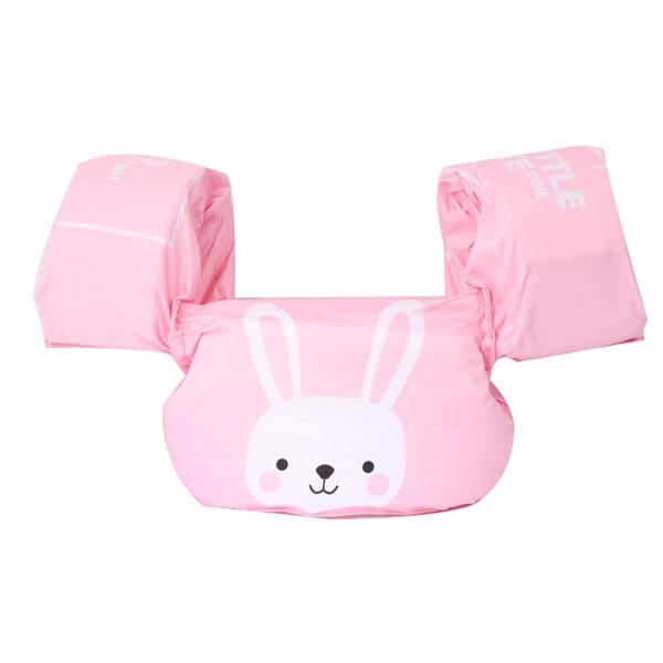 Toddler Flytväst Simväst Simfloater för Toddler Flickor och Pojkar Barn Pool Badväst (Pink Bunny