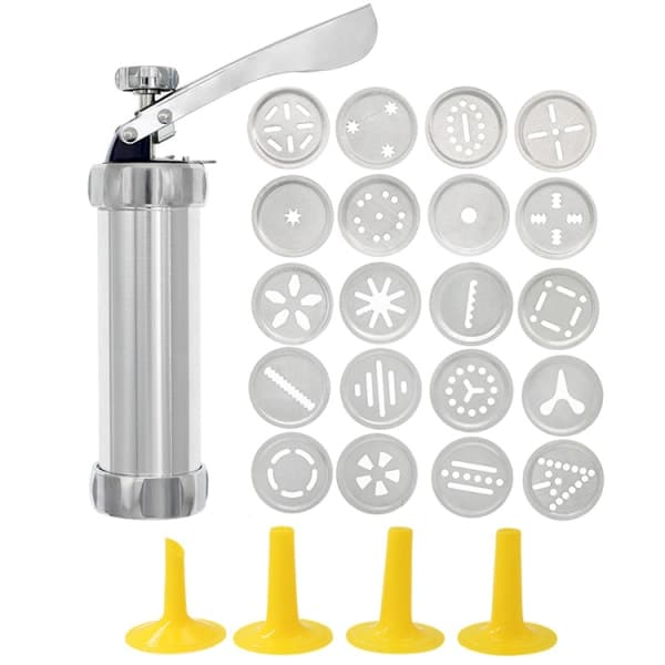 20 bitar av aluminiumlegering kexmaskin, cookie gun, squeezin