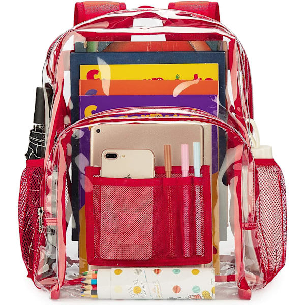 Vorspack Clear Backpack Heavy Duty PVC Transparent Ryggsäck