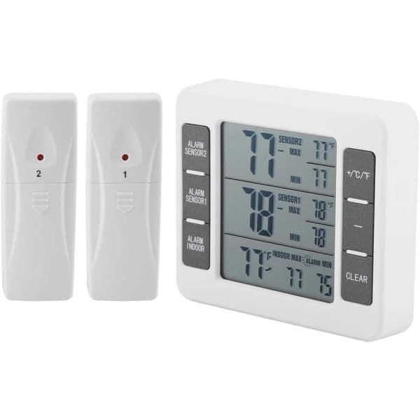 Kyltermometer Trådlös Digital Display Frys