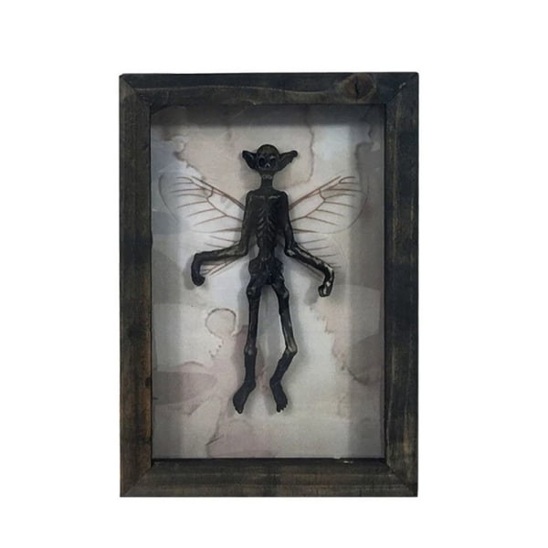 Gotisk inredning fotoram Fairy Skeleton Witchy Decor 01 01 01