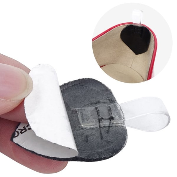 1 par mjuka PU-skokuddar Kuddfoder Grip Baksida Hälinlägg I Apricot Rectangular