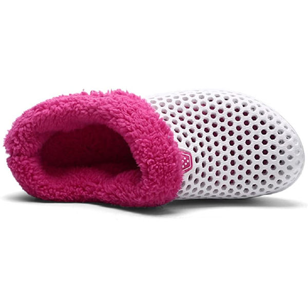 Mules Slip On Trädgårdsskor Varm vintertoffel, vit,235 white 235