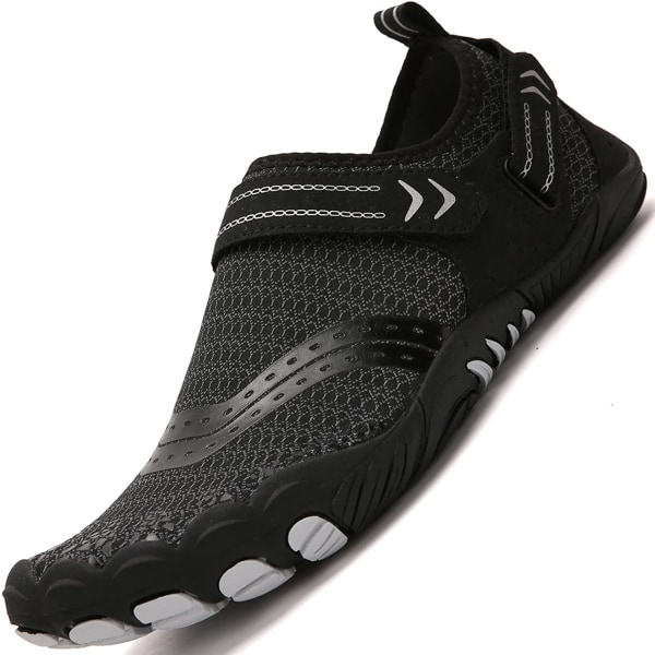 barfota sportvattensportskor strandskor(svarta 30EU） black 30EU