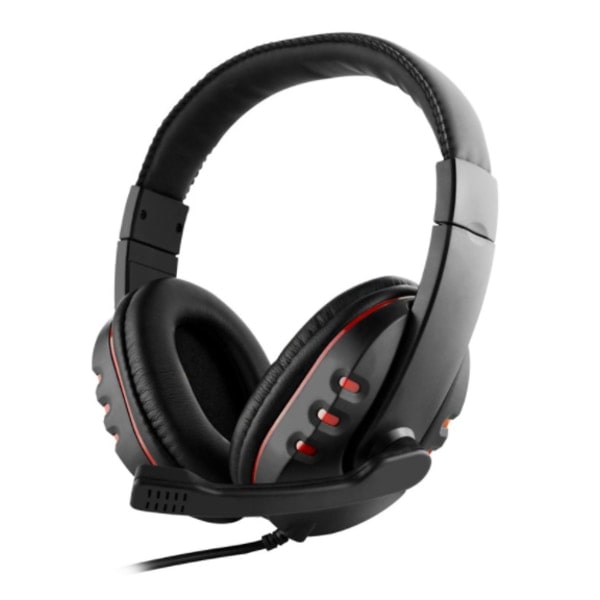 Gaming Headset-hörlurar med mikrofon för bärbar dator, surfplatta,