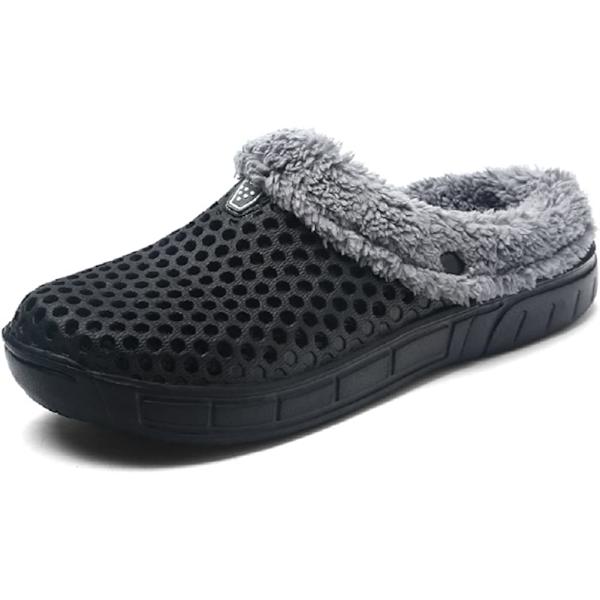 Mules Slip On Trädgårdsskor Varm vintertofflor,svart,270 black 270