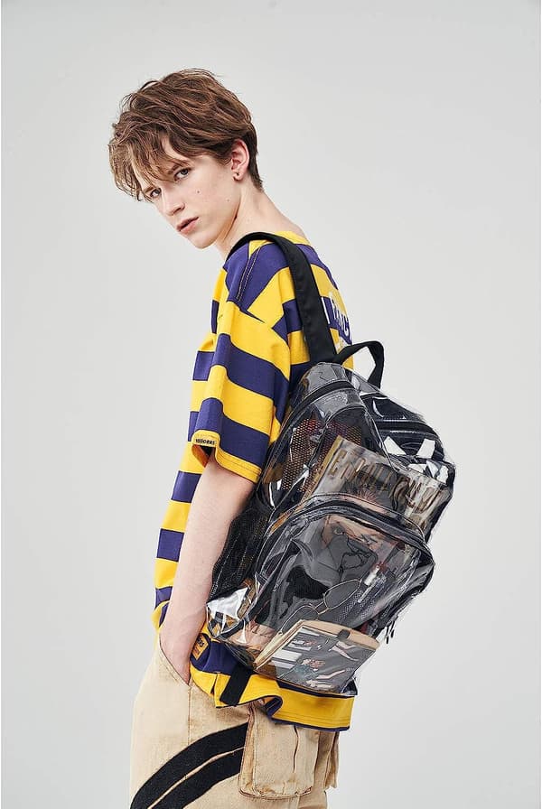 Vorspack Clear Backpack Heavy Duty PVC Transparent Ryggsäck