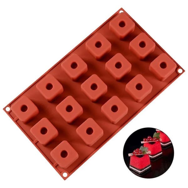 15 hålrum Konkav form 3D kvadratisk form