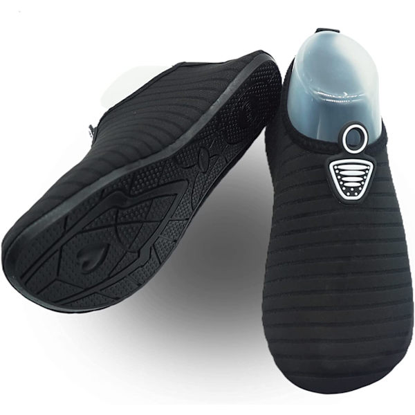 Vattenskor barfota bekväma andas svarta 44-45EU） Black 44-45EU