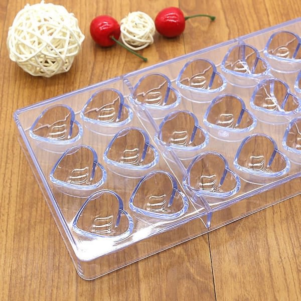 Shape DIY Mini hjärtformad klar handgjord