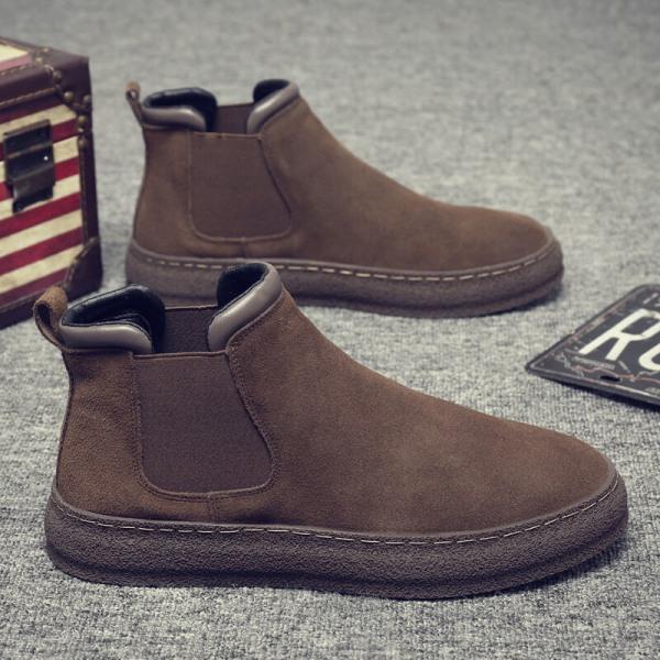 Men Breathe Walking Shoes Work halkfri rund tå Casual Shoe Brown 44