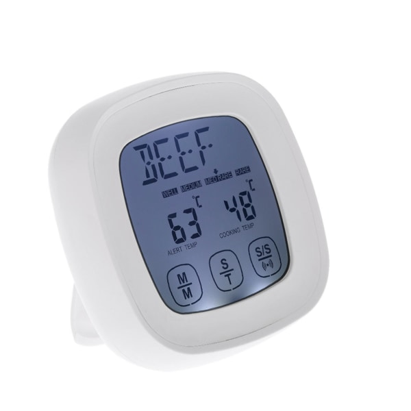Dubbla sonder Touchscreen Ugn Termometer Kök Matlagning Mat