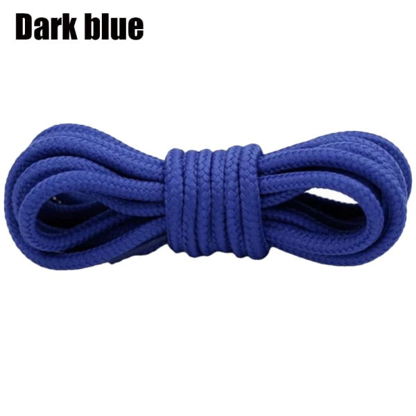 Extra Starka Skosnören i Polyester (Flera färger & längder) Mörkblå 1.2m