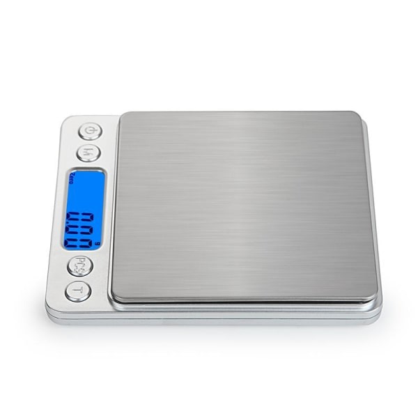 Köks Digitalvåg 3 kg / 0,1 g Silver Silver