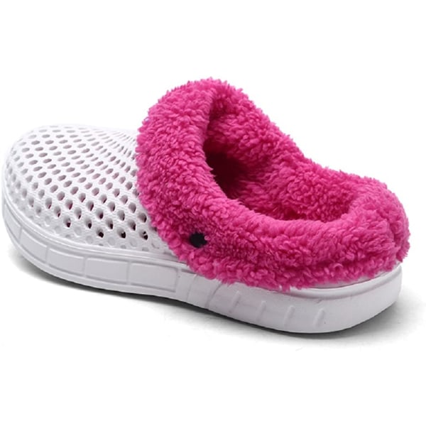 Mules Slip On Trädgårdsskor Varm vintertoffel, vit,265 white 265