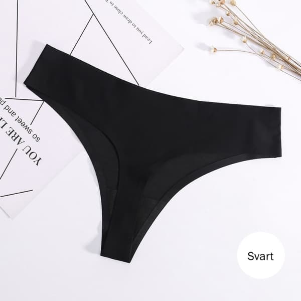 6-pack Seamless stringtrosor - 6 färger Storlek: Liten