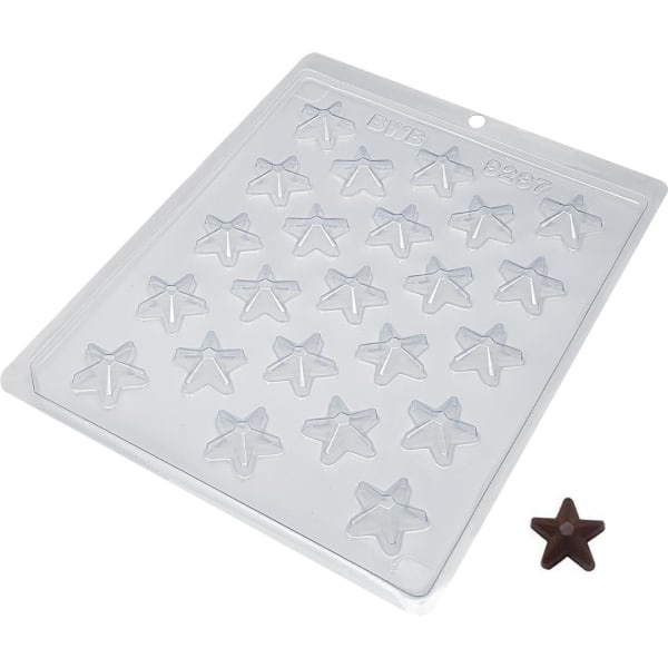 BWB Simple Molds-9297 Form Stjärnor Form Transparent