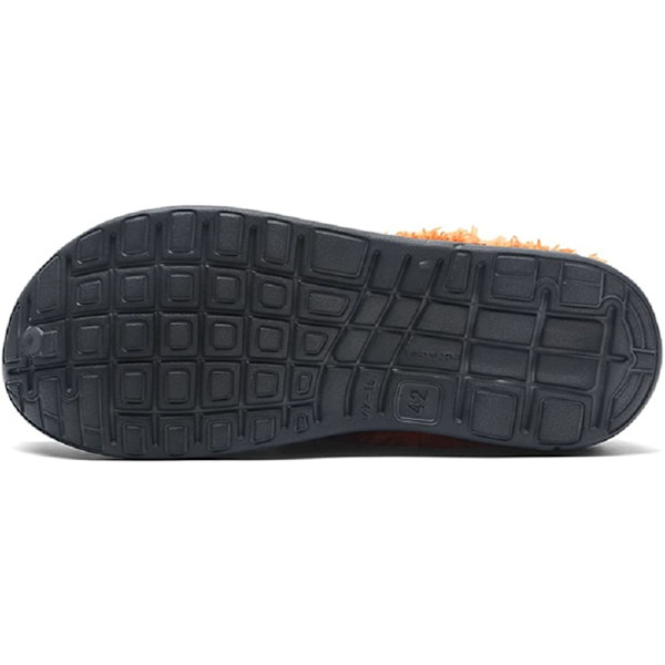 Mules Slip On Trädgårdsskor Varm vintertofflor,orange,270 orange 270