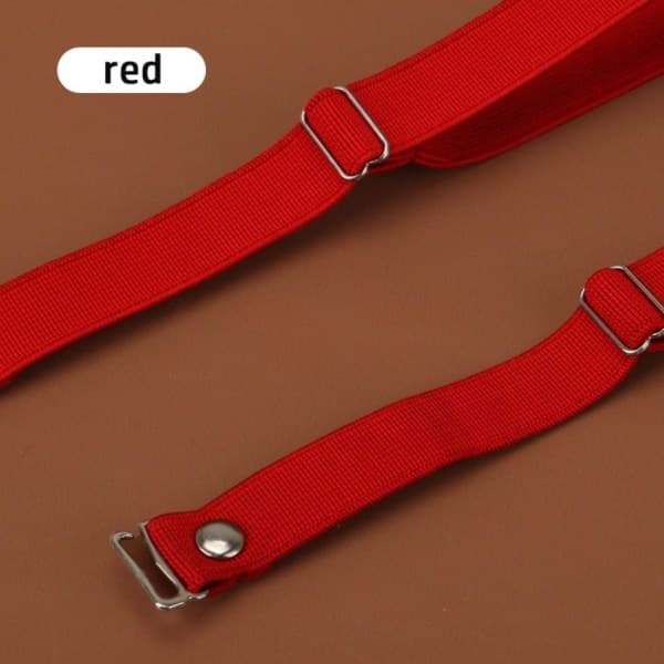 3 par elastiska skosnören Skyddsskobälte RÖTT red